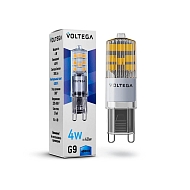 Лампа светодиодная Voltega G9 4W 4000К прозрачная VG9-K2G9cold4W 7125 Image 0