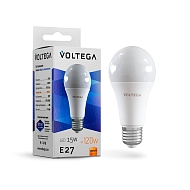 Лампа светодиодная Voltega E27 15W 2800K матовая VG2-A60E27warm15W 7156 Image 1