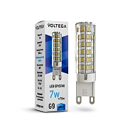 Лампа светодиодная Voltega G9 7W 4000К прозрачная VG9-K1G9cold7W 7037 - купить онлайн в интернет-магазине Люстра-Тут (Санкт-Петербург) недорого