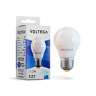 Лампа светодиодная Voltega E27 7W 4000К матовая VG2-G45E27cold7W 7053 - купить онлайн в интернет-магазине Люстра-Тут (Санкт-Петербург) недорого